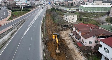 Eskihisar feribot yolu genişletiliyor