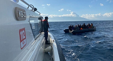 İzmir ve Muğla açıklarında düzensiz göçmen hareketliliği