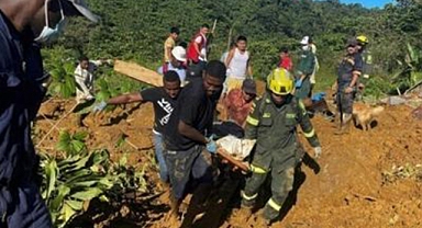 Kolombiya'da toprak kaymasında ölü sayısı 23'e yükseldi