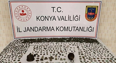Konya'da tarihi eser operasyonu: 3 gözaltı