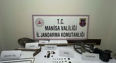 Manisa'da tarihi eser operasyonu
