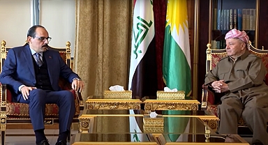 MİT Başkanı Kalın, Barzani ile görüştü