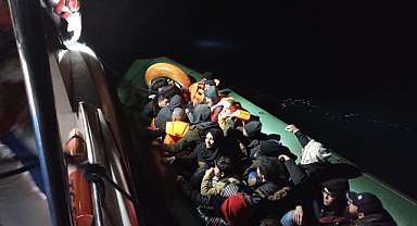 Muğla açıklarında 33 düzensiz göçmen kurtarıldı