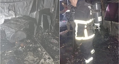 Prefabrik evde yangın: 2 çocuk hayatını kaybetti