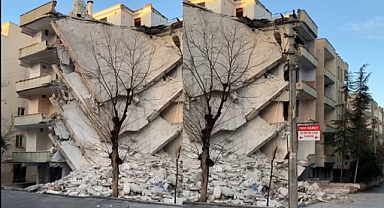 Şanlıurfa'da ağır hasarlı bina çöktü