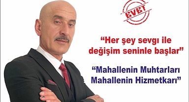 Selahattin Döne muhtar adaylığı için başvurusunu yaptı