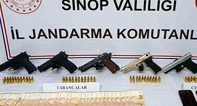 Sinop'ta 5 kişi gözaltına alındı