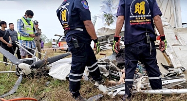 Tayland'da özel uçak kazası: 1 ölü, 1 yaralı