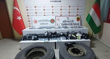 Tır lastiklerinde uyuşturucu ve kaçak ilaçlar ele geçirildi