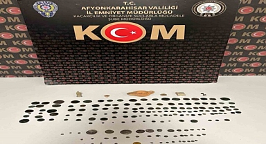 Afyonkarahisar'da tarihi eser operasyonu: 1 gözaltı