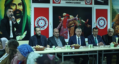 Başkan Büyükakın canlarla iftar yaptı