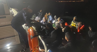 Çanakkale açıklarında 41 düzensiz göçmen yakalandı