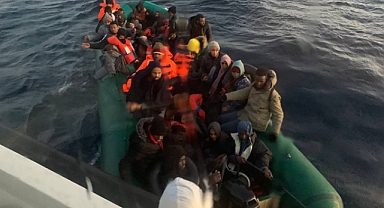 Çanakkale açıklarında düzensiz göçmen operasyonu