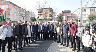 Cumhur İttifakı Adayı Büyükgöz, İnönü'yü Turladı