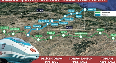 Hızlı tren ağı Karadeniz’e ulaşıyor