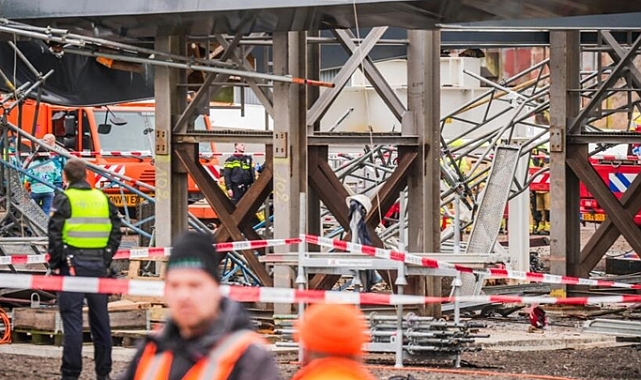 Hollanda’da inşaat halindeki köprü çöktü: 2 ölü, 2 yaralı