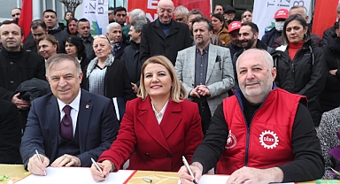 Hürriyet emekçiye sahip çıktı, emekçi Başkanını bağrına bastı