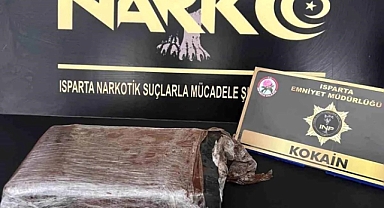 Isparta'da 1 kilogram 240 gram kokain ele geçirildi: 1 tutuklama