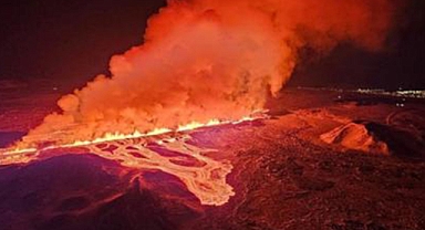 İzlanda'da yanardağ patlaması nedeniyle acil durum ilan edildi