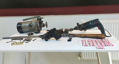 Malatya'da silah imalatı yapanlara baskın
