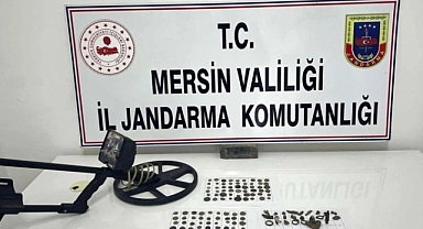 Mersin'de Roma dönemine ait çok sayıda sikke ve obje ele geçirildi