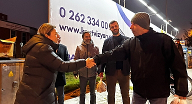 Merttürk, fabrika işçilerini mesailerine uğurladı