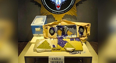 Yabancı plakalı araçtan 6 kilogram uyuşturucu çıktı