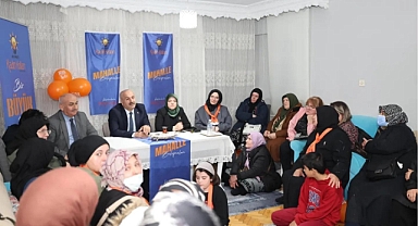 Başkan Adayı Büyükgöz’den Mahallelerde Hane Ziyaretleri