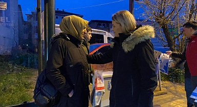 Başkan Hürriyet Emekçi Kadınlar Gününe emekçilerle buluşarak başladı