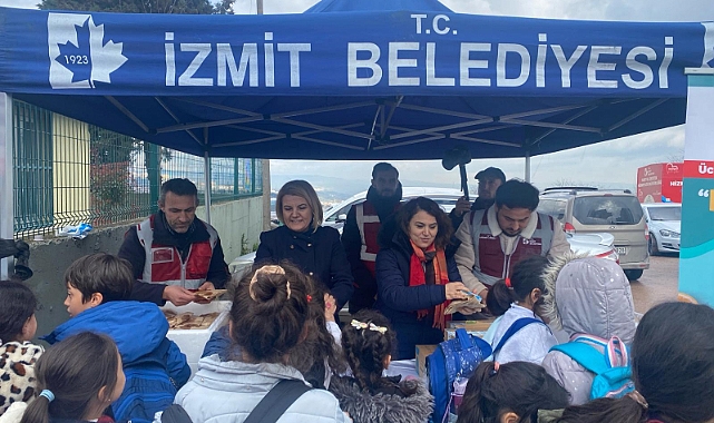 ‘Beslenme Saati’ ile tanışan çocuklardan teşekkür: Fatma Başkan büyüksün!