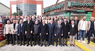 Büyükakın ve Kocaman, MOBESKO esnafıyla buluştu