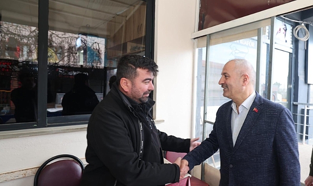 Büyükgöz, kırsal mahalleleri dolaştı