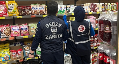 Gebze’de fiyat etiketi denetimleri