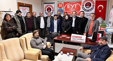 Gebze'de ziyaretlerde bulunan EMEP heyeti: