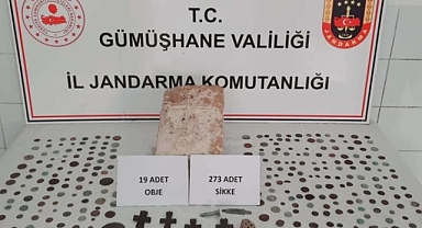 Gümüşhane'de tarihi eser operasyonu