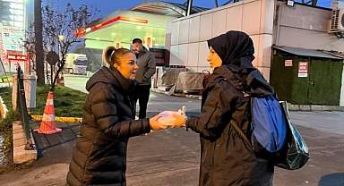Merttürk, haftanın ilk gününe emekçilerle başladı
