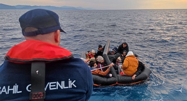 Muğla açıklarında 100 düzensiz göçmen karaya çıkarıldı