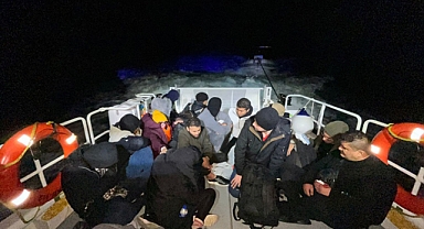 Muğla açıklarında 38 düzensiz göçmen yakalandı
