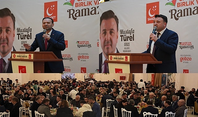 Saadet Partisi iftarı Gebze’yi buluşturdu
