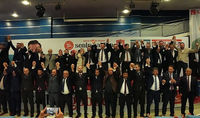 Saadet Partisi’nden coşkulu aday tanıtımı