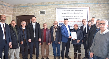Saadetli Türel emeklileri dinledi