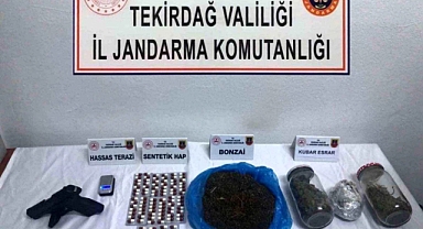 Tekirdağ'da uyuşturucu operasyonu: 2 gözaltı