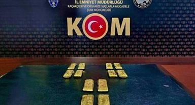 Yolcu tobüsünde 3 kilogram külçe altın ele geçirildi