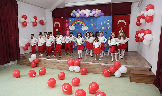 Çocuk kulüplerinde 23 Nisan coşkusu