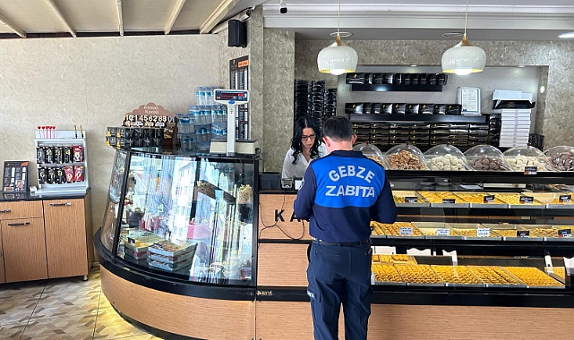 Gebze Zabıtasından Bayram Öncesi Denetimler