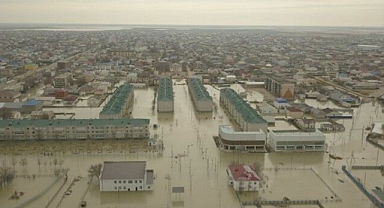 Kazakistan sel felaketiyle mücadele ediyor