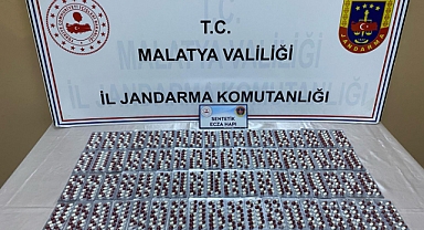 Malatya'da bin adet sentetik ecza hap ele geçirildi