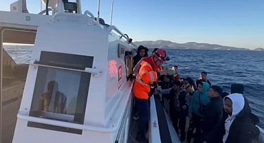 Muğla açıklarında düzensiz göçmen operasyonu
