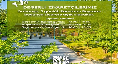 Ormanya bayramda ziyaretçilerini bekliyor