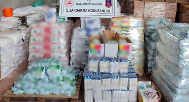 13 tonu aşkın sahte deterjan ele geçirildi